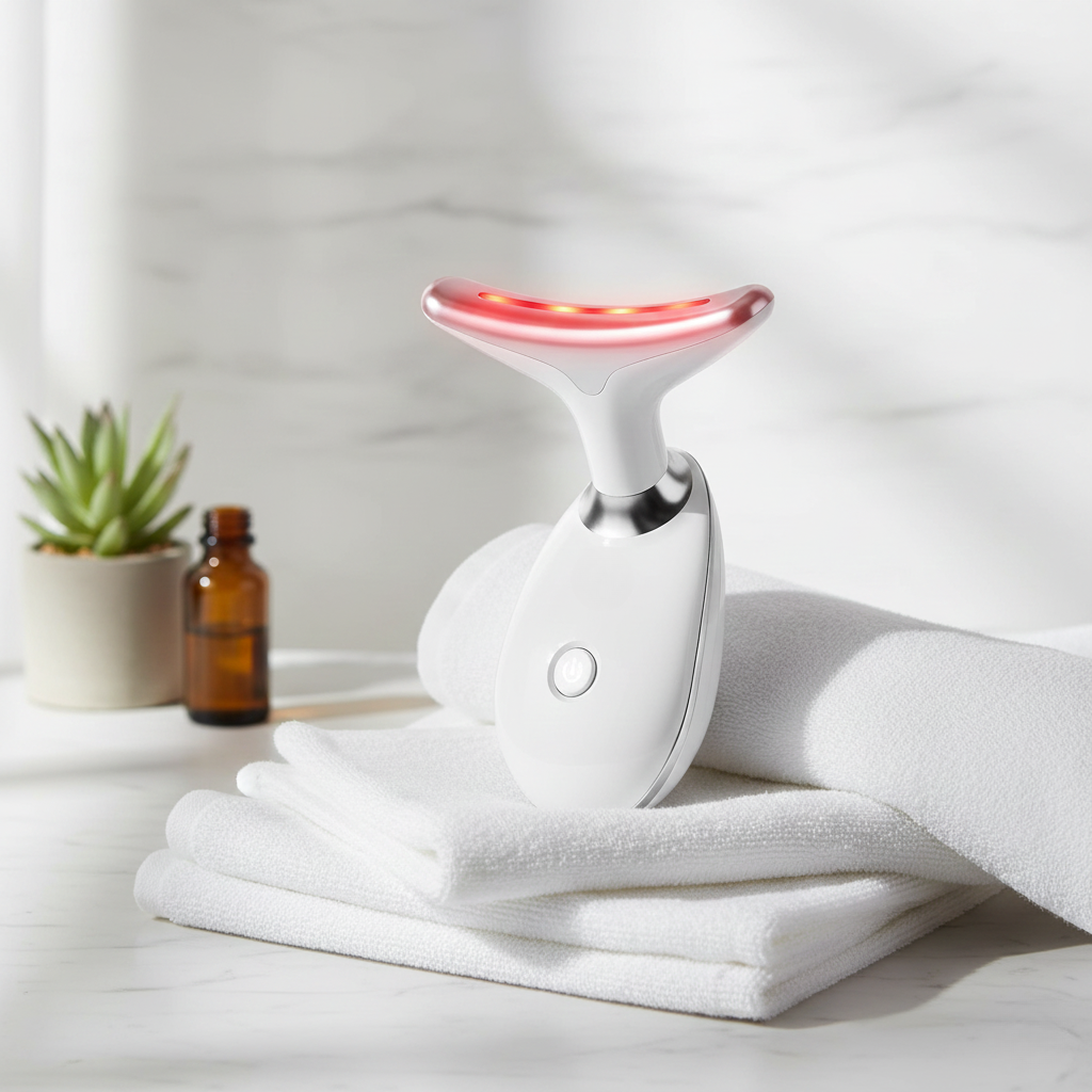 LumiLift™ RED LIGHT FACE & NECK LIFT DEVICE (600–700 nm wavelengths )